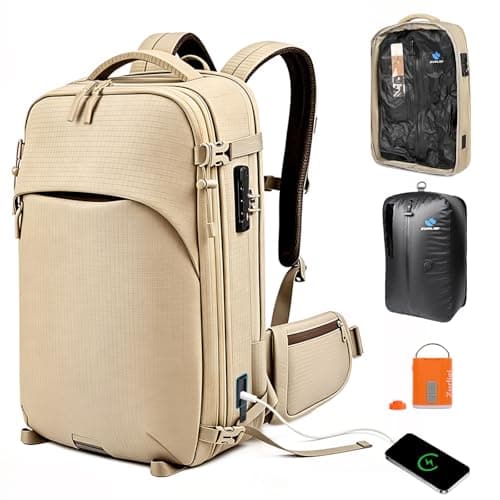 Zurligi Vacuum Travel Backpack with Pump, 40-70L Expandable