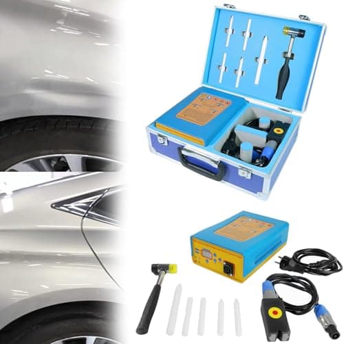 Paintless Dent Repair Kit, 1380W Magnetic Induction Heater Machine for Auto Body Removal, Portable PDR Tool and Suitcase Set