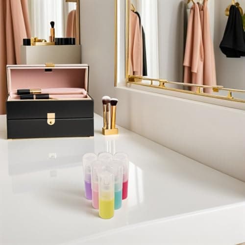 6pcs Ml Macaron Pump Bottle for Lotion, Refillable Travel Container — view 5