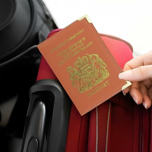 BMLIMITED BML Passport Holder & Travel Wallet Premium Organiser for Passport, Cards, Boarding Passes Stylish Passport Protector Cover Ideal Travelers (Orange) — view 5