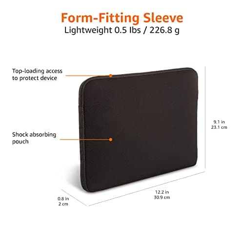 Amazon Basics 11.6 inch Laptop Sleeve Case - Black — view 5