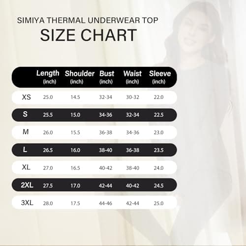 SIMIYA Thermal Tops Womens Round Neck Soft Long Sleeve Tops Women Grey — view 6