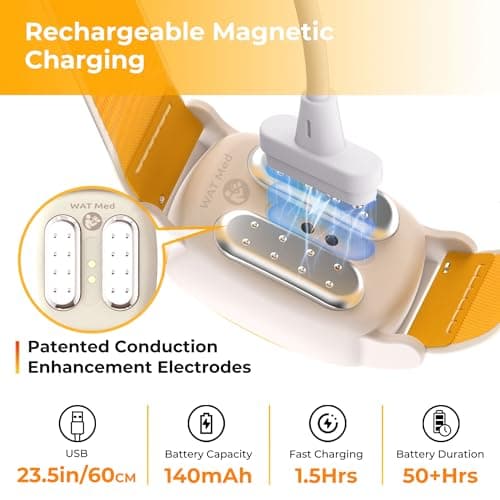 EmeTerm Explore for Kids FDA-Cleared Anti-Nausea Wristband IP67 Waterproof Morning Motion Sickness Relief Band Rechargeable Classic Strap Design Drug Free Non-drowsy Without Side Effects Sunny Yellow — view 5