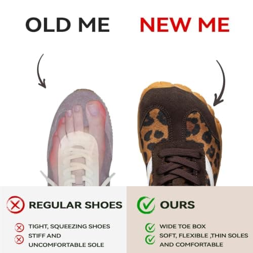 Barefoot Shoes Womens Mens Wide Toe Box Trainers Casual Sneakers Zero Drop — view 5