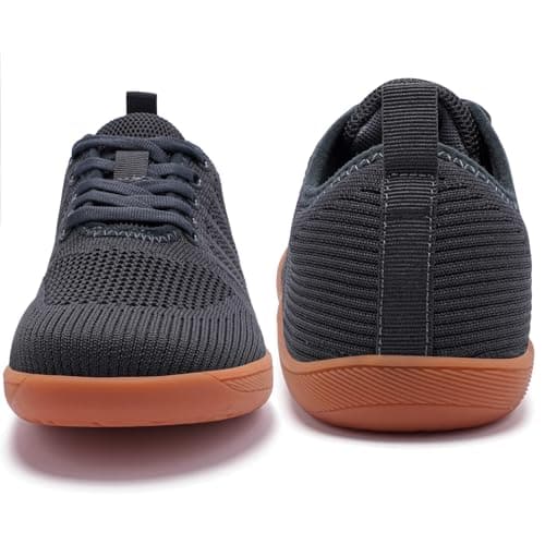 Barefoot Shoes Womens Trainers Wide Fit Trail Running Sneakers Grey UK 6 — view 6