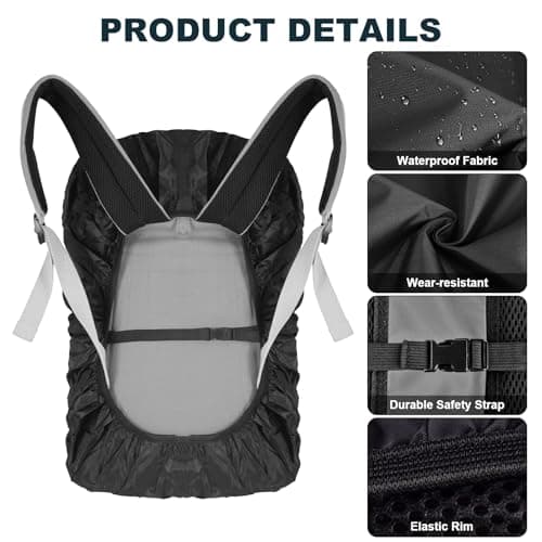 LAMA 1 Pack Waterproof Backpack Rain Cover for Size M 30L–40L Rucksack — view 4