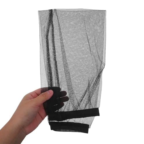 HOMOBABE 2pcs Mosquito Arm Sleeves Lightweight Fine Mesh Netting for Efficient Bug Protection, Polyester Outdoor Arm Covers for Leisure and Travel, Suitable for Men and Women — view 4