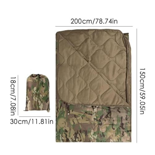 Down Camping Blanket,Packable Large Outdoor Travel Blanket Backpacking Quilt, Lightweight Warm Quilt for Camping Stadium, Beach, Airplane — view 5