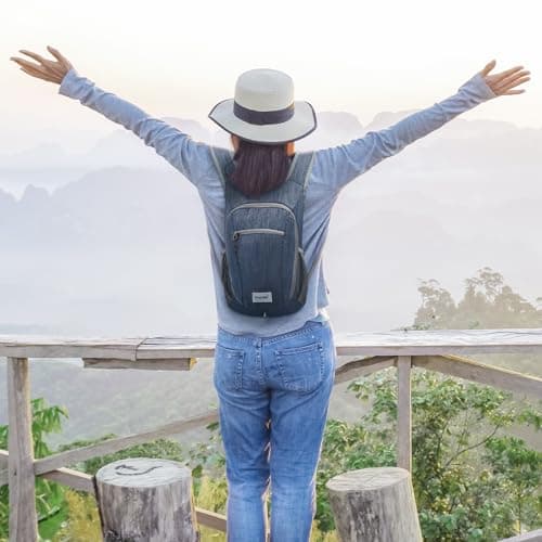 G4Free 10L Small Rucksack Foldable Backpack Lightweight Packable Daypack Travel Outdoor Hiking Shoulder Bag — view 2