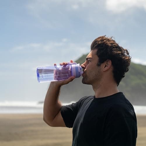 Super Sparrow Water Bottle 750ml - One-Tap TouchGulp Bottle - Non-Toxic BPA Free - Lightweight & Sustainable Tritan Water Bottles for Sports, Travel, Outdoors — view 6