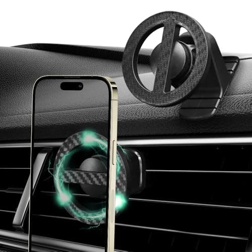 FIDWALL 3 Pack Mag-safe Car Phone Mount Set with Flexible Installation & Strong Magnetic Adsorption