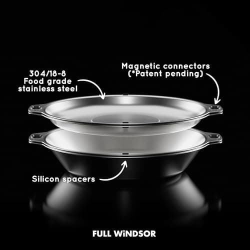FULL WiNDSOR - MAGWARE - Magnetic Mess Kit Camping Plates & Bowls — view 3