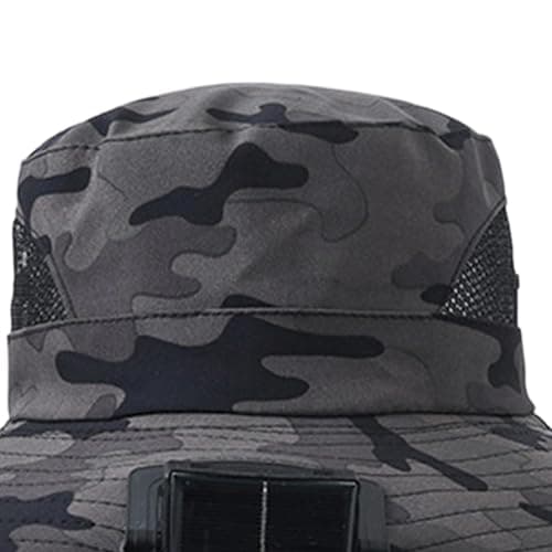 FanBucket Automatic Solar Motor, Wide Edge Ventilation Helmet, Thermal Relief Airflow , Breathable Polyester Mesh Layer | Travel Topper, Perfect for Tourists and Commuters — view 6