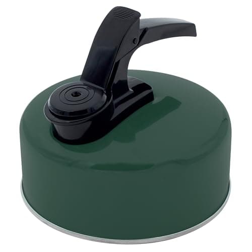 Milestone Camping 63979 1L Whistling Camping Kettle/Pouring Spout and Heat-Resistant Handle/Camping, Fishing, Workshops and Garages