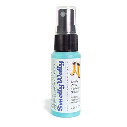 Smelly Welly Footwear Sanitizer Powerful Deodourizer Freshener. Wellingtons Hiking Boots Shoes Trainers Slippers Sports Shoes Skates. Fast Dry Antibacterial Commercial Strength Kill Smell Quick (1 x 30ml)