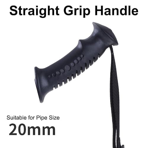 SquEqu 2 Pack Trekking Pole Handle Grip Replacement Rubber Sleeve Adapter with Hand Straps for 20mm Dia. Hiking Poles Walking Stick Cane Monopod Climbing Rod — view 2