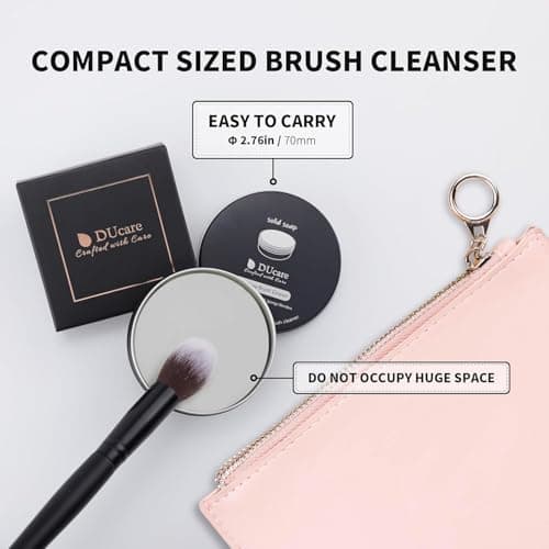 DUcare Solid Makeup Brush Cleaner Soap - Water-Activated Cleansing Bar — view 6