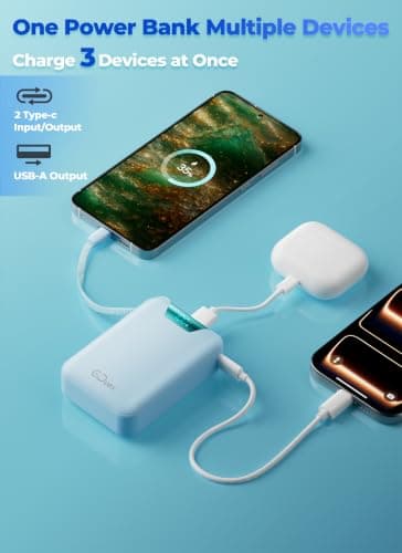 Gidues M2 Portable Charger（blue） — view 3
