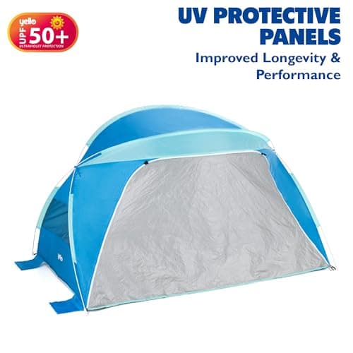 Yello Quick-Open Beach Shelter, 2-4 Person Lightweight Family Sun Shade — view 4