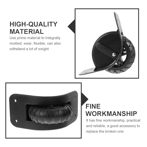 GATHINESS 2 Pairs Luggage Wheels Replacement Kit for Travel Suitcase, Flexible and Wear Resistant Pp and Pvc Material, Suitable for Luggage Case Repair and Maintenance — view 3
