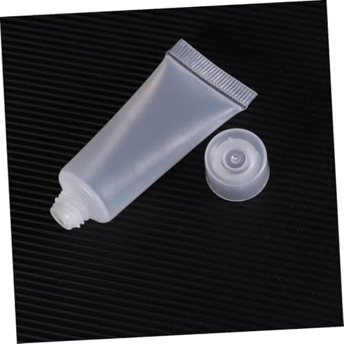 HONITANO 10ml White Plastic Travel Squeeze Bottle with Screw Cap, Reusable — view 3