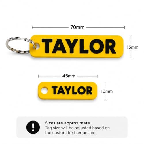 Personalised Luggage Tag Custom Name Suitcase Tag — view 2
