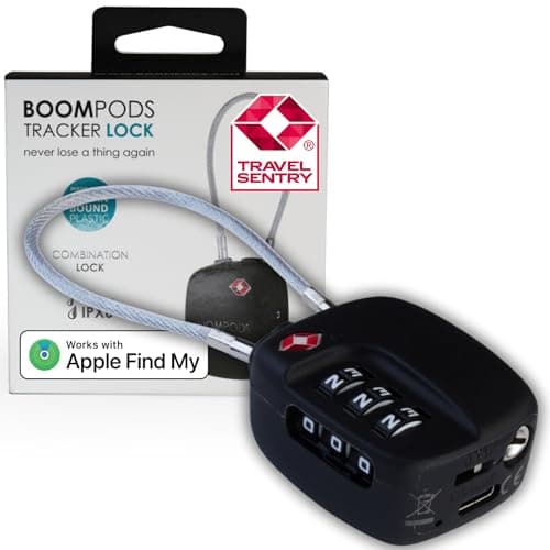Boompods Tracker Lock - Bluetooth, Black