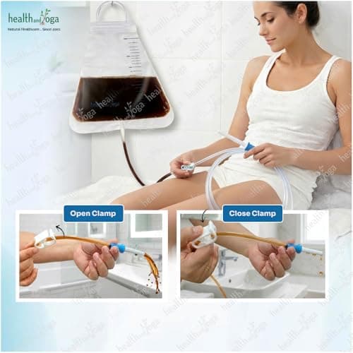 Super Economical Enema Bag Kit (2 Quart) - Foldable and Compact–Travel Compatible (2 Pieces) (Single) — view 4
