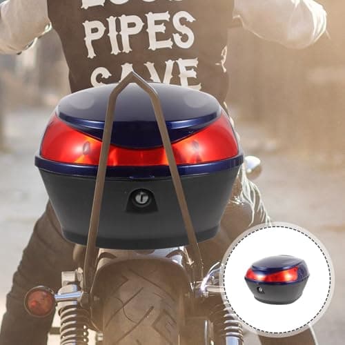 VICASKY Motorcycle Luggage Box Large Capacity Plastic Rear Box for Travel — view 6