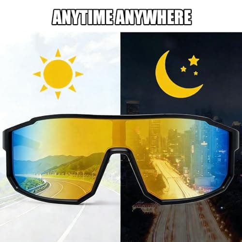 SKIKHN Cycling Glasses, 6 Pack Polarized Sports Sunglasses, Windproof Cycling Sunglasses for Men Women, UV400 Protection Ski Goggles for Outdoor Bicycle Motorbike Driving Fishing — view 4