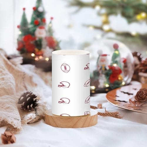 xigua Flameless Candles, Sporty Maroon Motif Flickering LED Candles,2 Pack Battery Operated Candle with 18-Key Remote or Wedding, Table, Halloween, Christmas Decor — view 5