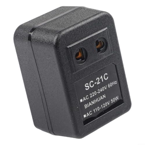 Compact Step Down Transformer 220V to 110V 50W AC Voltage Converter for Travel and US Gadgets — view 3