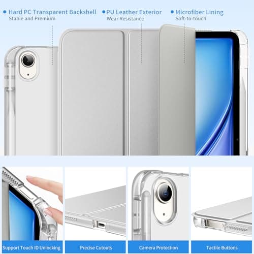 MoKo for iPad Air 13-Inch Case (M4/M3/M2) 2026/2025/2024 with Pencil Holder — view 3
