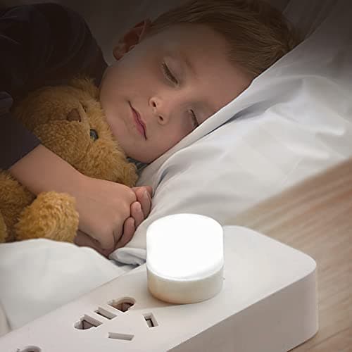 Melofo 9 PCS Mini USB Night Lights, White — view 6