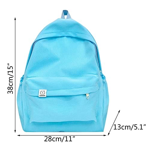 Generisch 2026 Backpack Men Women Adult Fashion Plain Nylon Chain Adjustable Buckle Student Backpack, yellow, standard size, Sling Backpacks — view 4