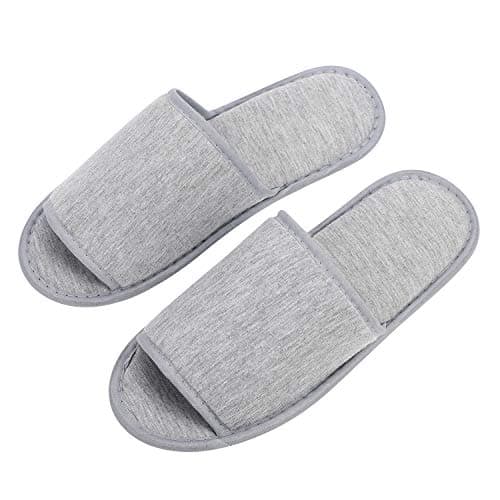 XINCHIA Portable Travel Slippers Foldable Open Toes Sandals Non-Disposable Cotton Hotel Spa Slippers Guest Room Unisex Indoor House Floor Footwear Anti-skid Business Travel Trip Flight Shoes Footwear — view 3