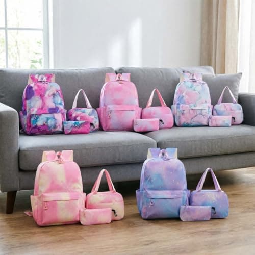 3-In-1 High Capacity School Bag for Girls — view 5