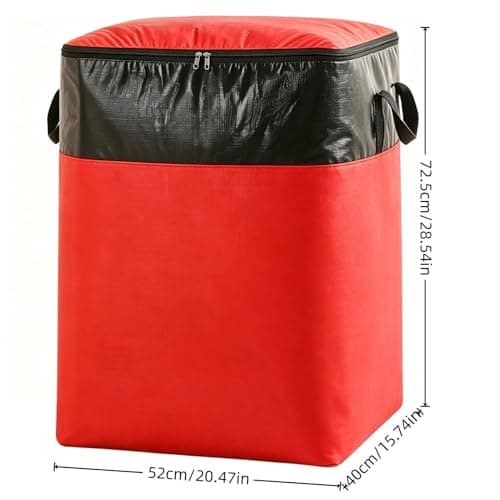 Heavy Duty Bags for Moving,140L Clothes Packing Container,College Dorm Moving Bags | for Camping Travel Closet Dormitory Bedroom Basement Apartment Laundry — view 5