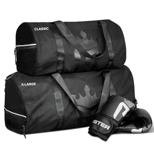 Meister Breathable Chain Mesh Duffel Gym Bag, V2.0 Black, X-Large 28"x15"x15", X-Large 28"x15"x15" — view 5