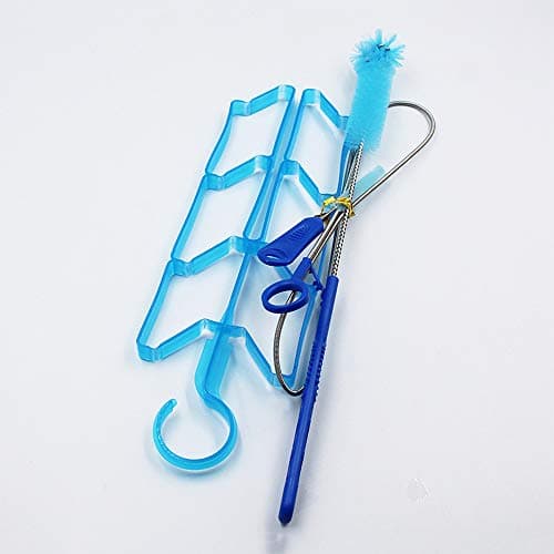 4 in 1 Hydration Bladder Cleaning Set - Universal Water Reservoir Cleaner, Long & Small Brushes, Big Brush for Bladder, Collapsible Hanger for Drying — view 4
