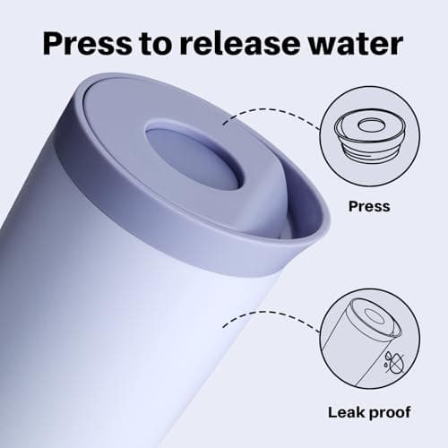 BOTTLE BOTTLE Travel Mug (Blue, 350, Milliliters) — view 4