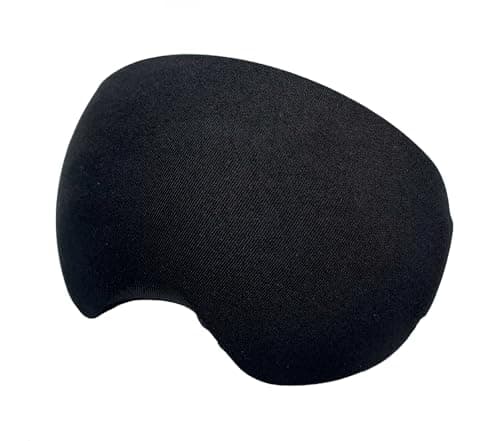 AMMKRO Ski Snowboard Goggle Cover Protector - Lens Scratch Dust Protection for Travel Storage Accessories (Black)