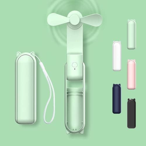 Foldable Handheld Fan, Portable Travel Fan, Small Pocket Mini Hand Fan