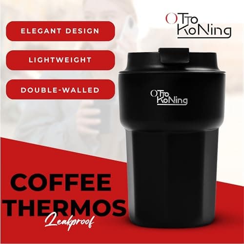 OTTO KONING Travel Mug 350ml (12oz) - Leakproof Insulated Coffee Cup — view 3