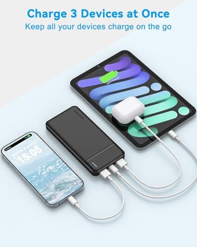AsperX 2-Pack Power Bank Portable Charger Fast Charging 10000mAh — view 4