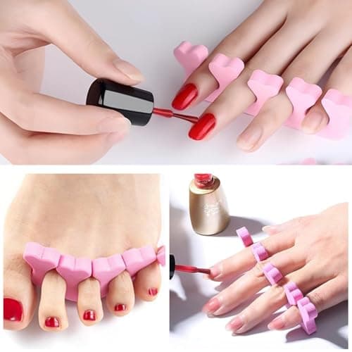 40-Piece Soft Sponge Toe Separators for Professional and DIY Nail Art & Pedicure, Lightweight and Comfortable Design for Flawless Polish Application — view 4