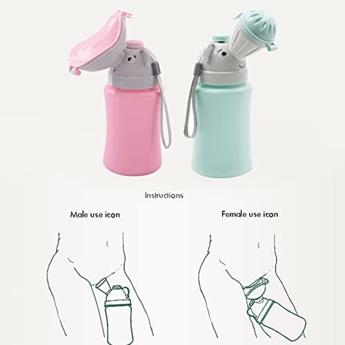 Travel Potty Blue, Portable Travel Toilet for Toddler Baby Nitty Pee Bottle Portable Kids Potty for Boys Car Camping, Urinal for Boys — view 6