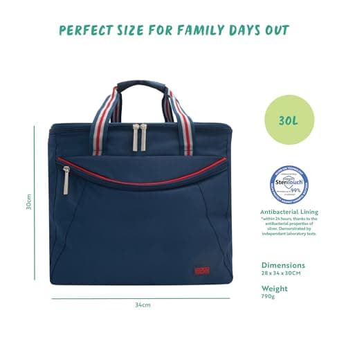 Polar Gear 30L Insulated Lunch Bag - Picnic Cool Bag, Polyester + Ice Pack — view 2