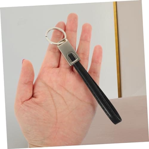 Leather Type-C Keychain Charging Cable for Mobile Phones, Compact Data Cord — view 5