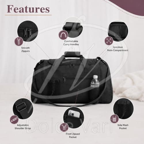 MIG Sports Holdall Bag for Men & Women, Large Duffle Travel Bag with Carry Handles, Gym Sports Bag for Travel, Work, Leisure, Weekend Trips & Overnight Use — view 2